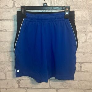 Boys blue and black basketball shorts M (10/12) with pockets